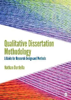 [EBOOK] -  Qualitative Dissertation Methodology: A Guide for Research Design and Methods