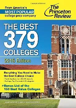 [EBOOK] -  The Best 379 Colleges, 2015 Edition (College Admissions Guides)