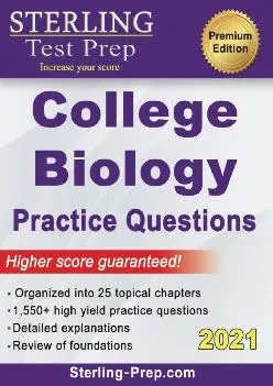 [READ] -  Sterling Test Prep College Biology Practice Questions: High Yield College Biology