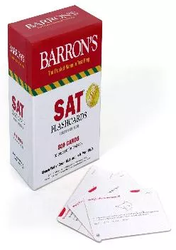 [EBOOK] -  SAT Flashcards: 500 Cards to Prepare for Test Day (Barron\'s Test Prep)