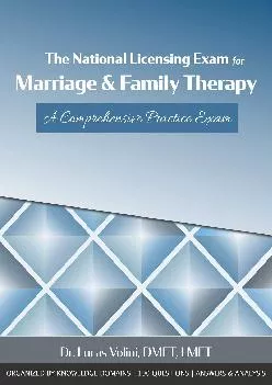 PDF-[DOWNLOAD] - The National Licensing Exam for Marriage and Family Therapy: A Comprehensive