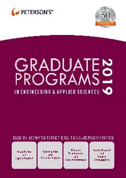 PDF-[READ] - Graduate Programs in Engineering & Applied Sciences 2019 (Grad 5)