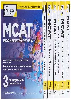 [EPUB] -  The Princeton Review MCAT Subject Review Complete Box Set, 3rd Edition: 7 Complete Books + 3 Online Practice Tests (Gradua...