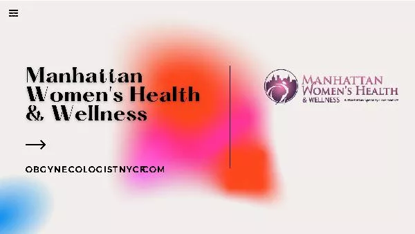 Manhattan Women\'s Health & Wellness