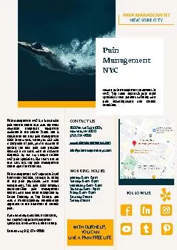 Pain Management NY