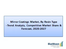 Mirror Coatings Market Insight, Outlook