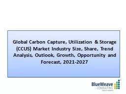 Carbon Capture, Utilization & Storage (CCUS) Market Growth