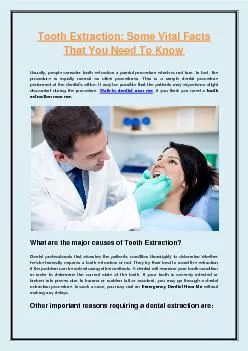 Tooth Extraction: Some Vital Facts That You Need To Know