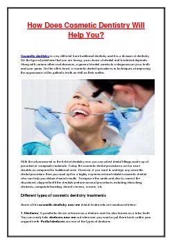 PDF-How Does Cosmetic Dentistry Will Help You?