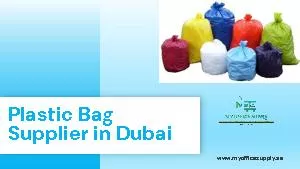 Plastic Bag Supplier in Dubai