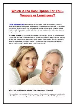 Which is the Best Option For You - Veneers or Lumineers?