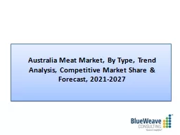 Australia Meat Market, By Type, Growth