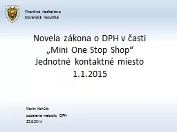 Novela zákona o DPH v časti