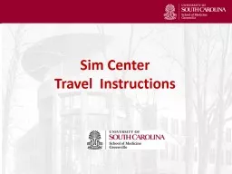Sim Center Travel  Instructions