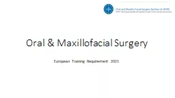 Oral & Maxillofacial Surgery