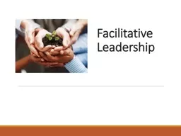 PPT-Facilitative Leadership Agenda