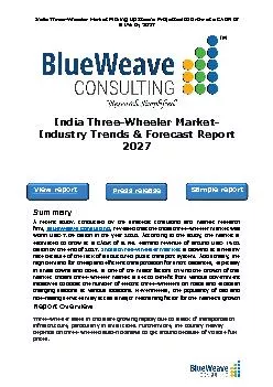 India Three-Wheeler Market- Industry Trends & Forecast Report 2027