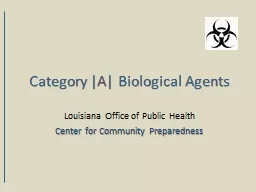 Category | A | Biological Agents