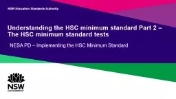 Understanding the HSC minimum standard Part 2 – The HSC minimum standard tests