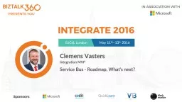 Sam Vanhoutte CTO Codit, Integration MVP