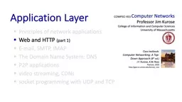 Application Layer COMPSCI 453