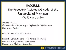 RADGUM: The Recovery-Assisted DG code of the