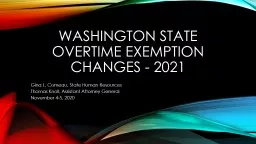 PPT-Washington State Overtime exemption changes - 2021