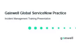 PPT-Gainwell Global ServiceNow Practice