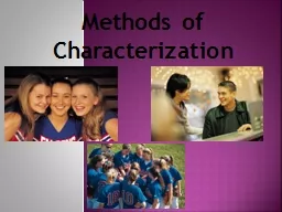 Methods of Characterization