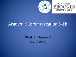 Academic Communication Skills