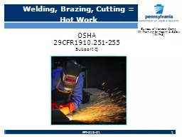 Welding, Brazing, Cutting =