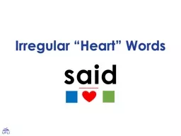 Irregular “Heart” Words