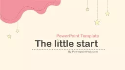 PPT-The little start PowerPoint Template