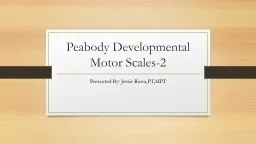 Peabody Developmental Motor Scales-2