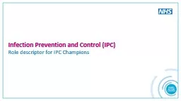 Infection Prevention and Control (IPC)