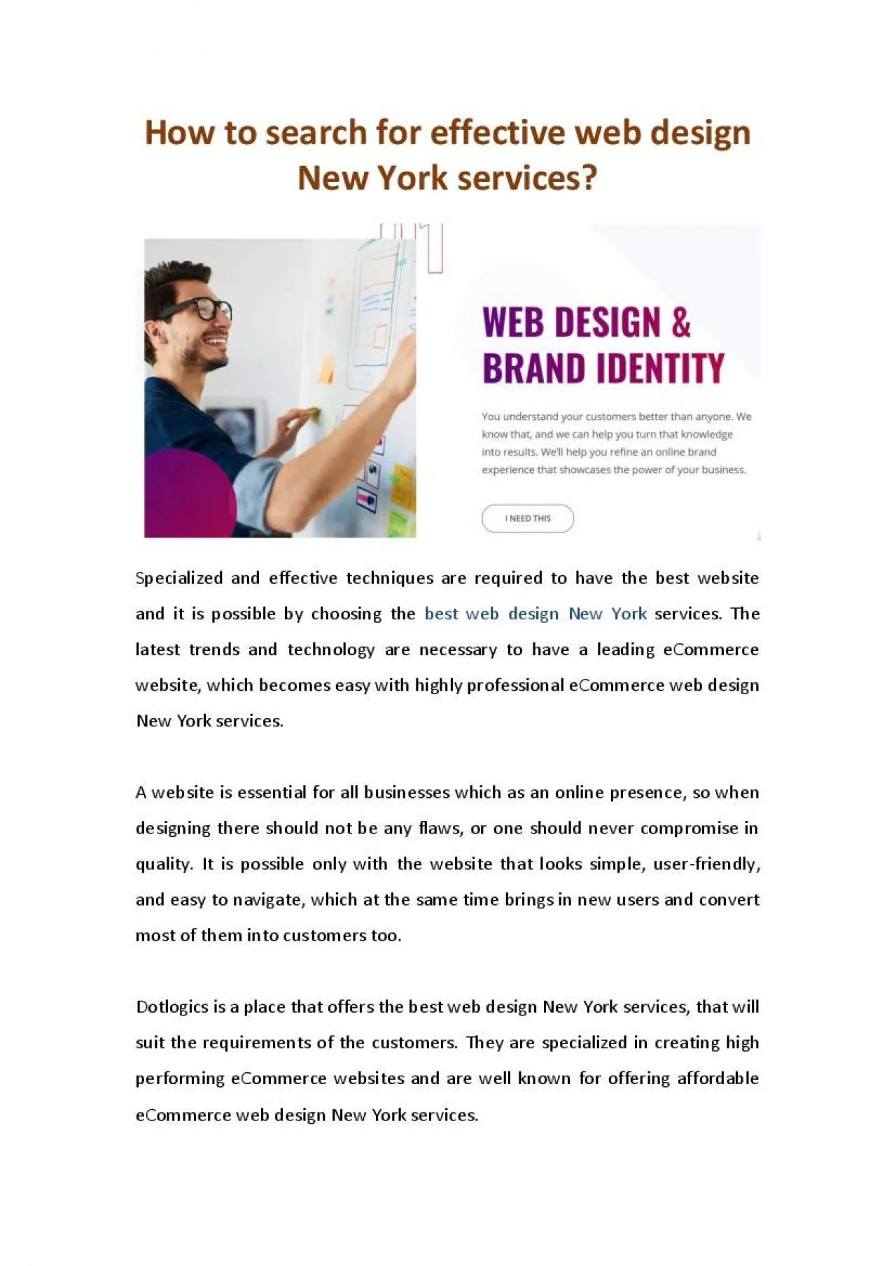 PDF-How to search for effective web design New York services?