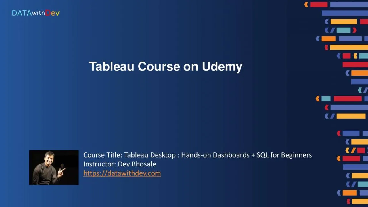 PDF-Tableau Desktop : Hands-on Dashboards + SQL for Beginners