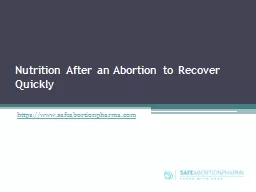 Nutrition After an Abortion to Recover Quickly