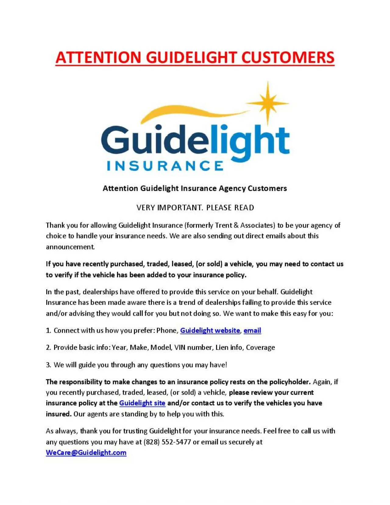 PDF-ATTENTION GUIDELIGHT CUSTOMERS