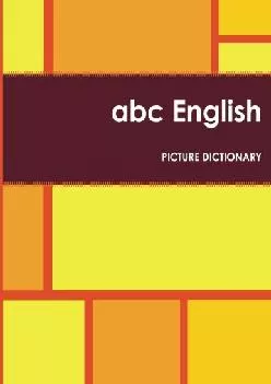 [DOWNLOAD] -  abc English: Picture Dictionary