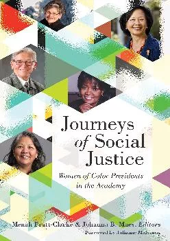 [READ] -  Journeys of Social Justice: Women of Color Presidents in the Academy (Black