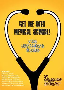 [EBOOK] -  Get Me Into Medical School!