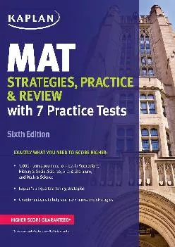 [EBOOK] -  MAT Strategies, Practice & Review