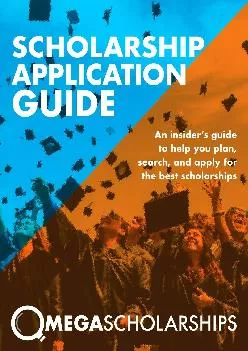 [DOWNLOAD] -  Scholarship Application Guide: Mega Scholarships