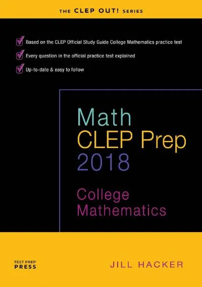 [EBOOK] -  Math CLEP Prep: College Mathematics