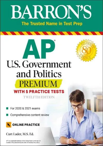 [EBOOK] -  AP US Government and Politics Premium: With 5 Practice Tests (Barron\'s Test Prep)