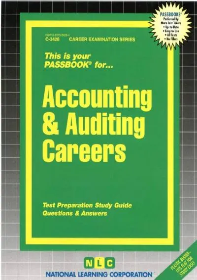 [EPUB] -  Accounting & Auditing Careers(Passbooks) (Career Examination Series)