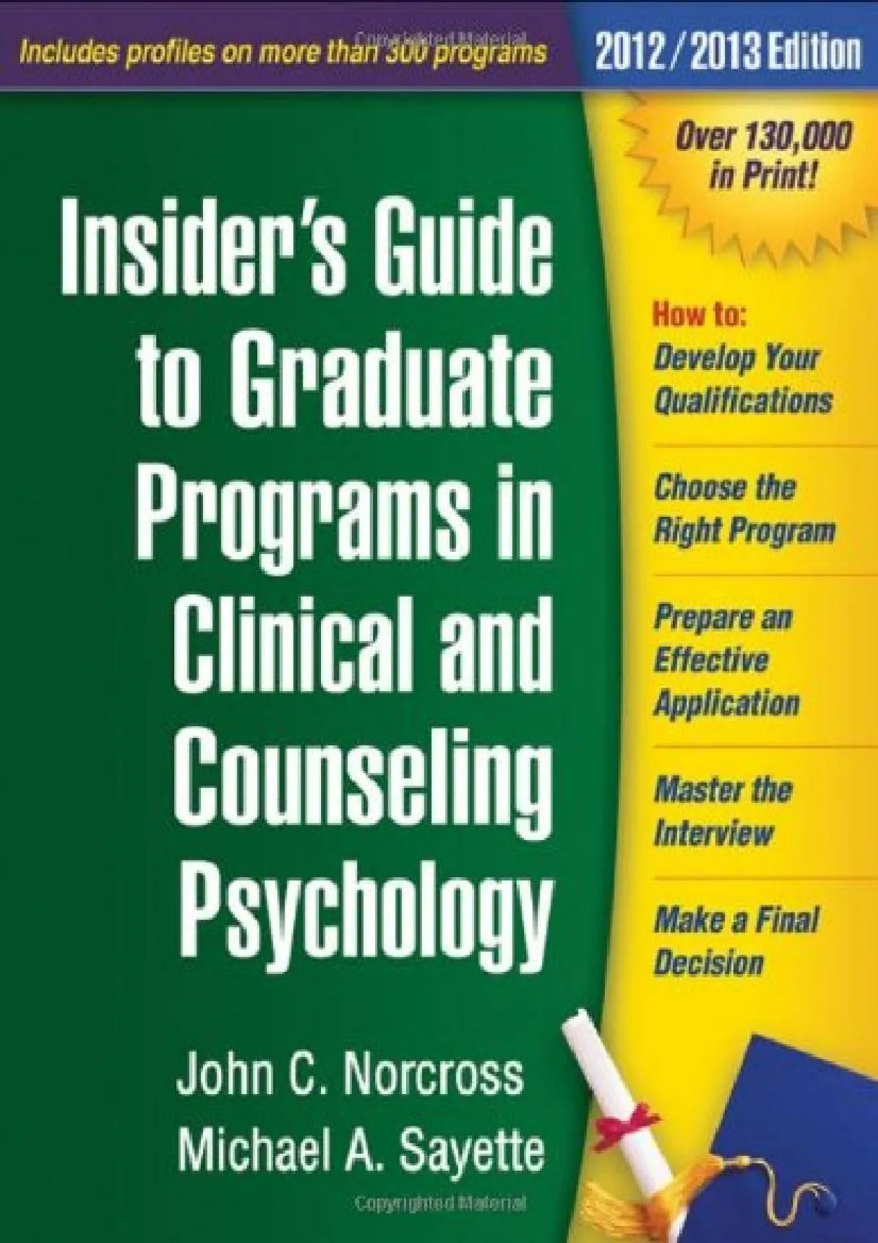 PDF-[EPUB] - Insider\'s Guide to Graduate Programs in Clinical and Counseling Psychology: