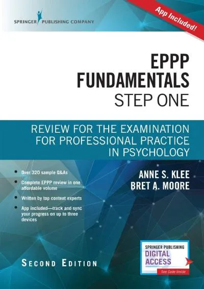 [EBOOK] -  EPPP Fundamentals, Step One: Review for the Examination for Professional Practice in Psychology