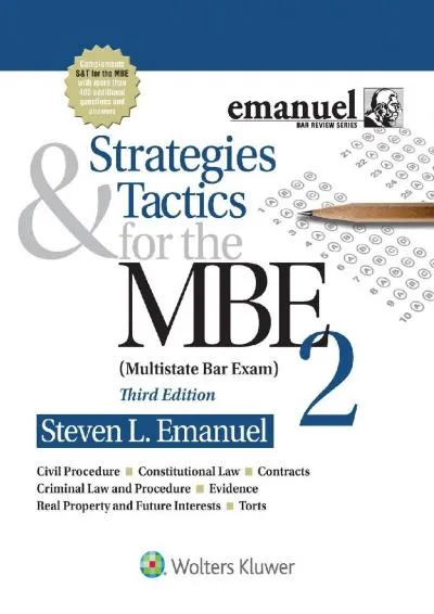 [EPUB] -  Strategies & Tactics for the MBE 2 (Bar Review)